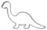 pepparkaksform brontosaurus