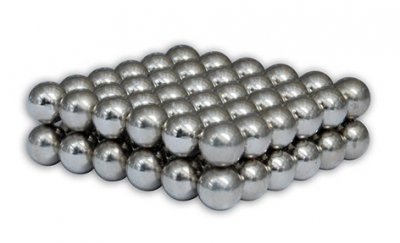 magnetiska kulor 5 mm<br>färg: silver